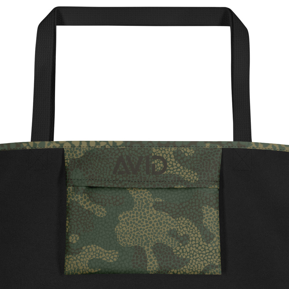 Avid London Camo Large Tote Bag (Inside Pocket)