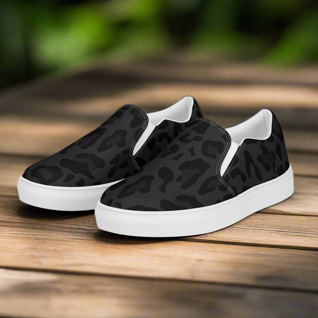 Avid London Cheetah Mens Canvas Shoes