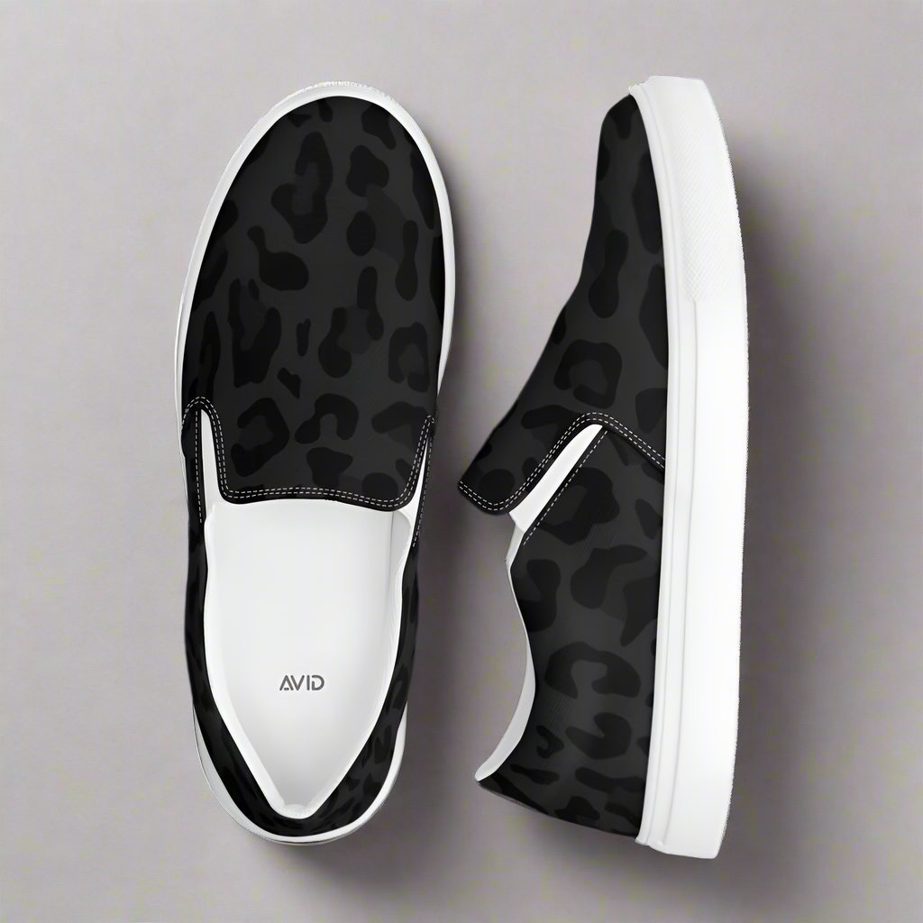 Avid London Cheetah Womens Canvas Shoes