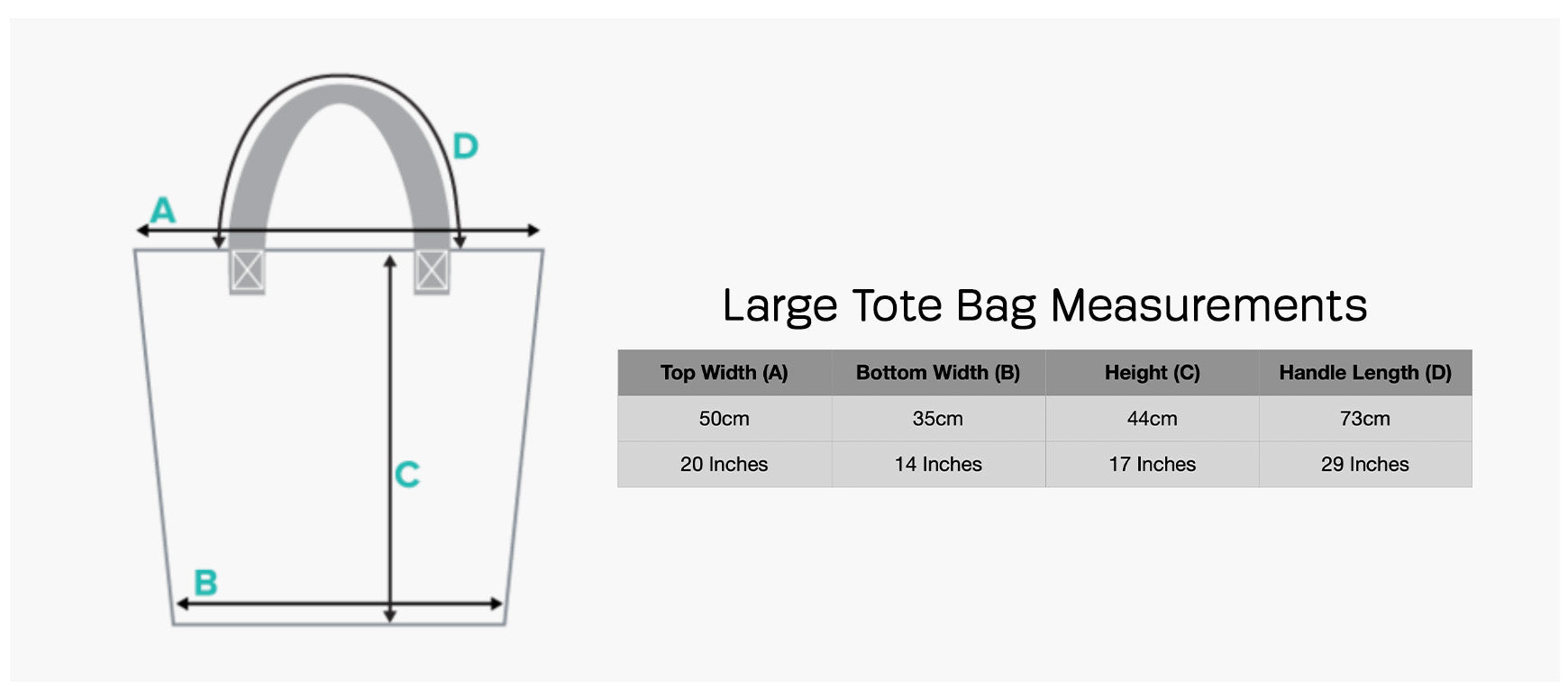 Avid London Auburn Large Tote Bag Measurements