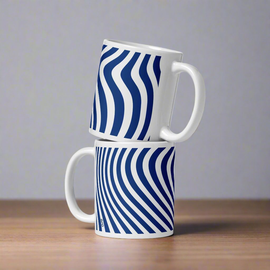 Blue Wave Mugs