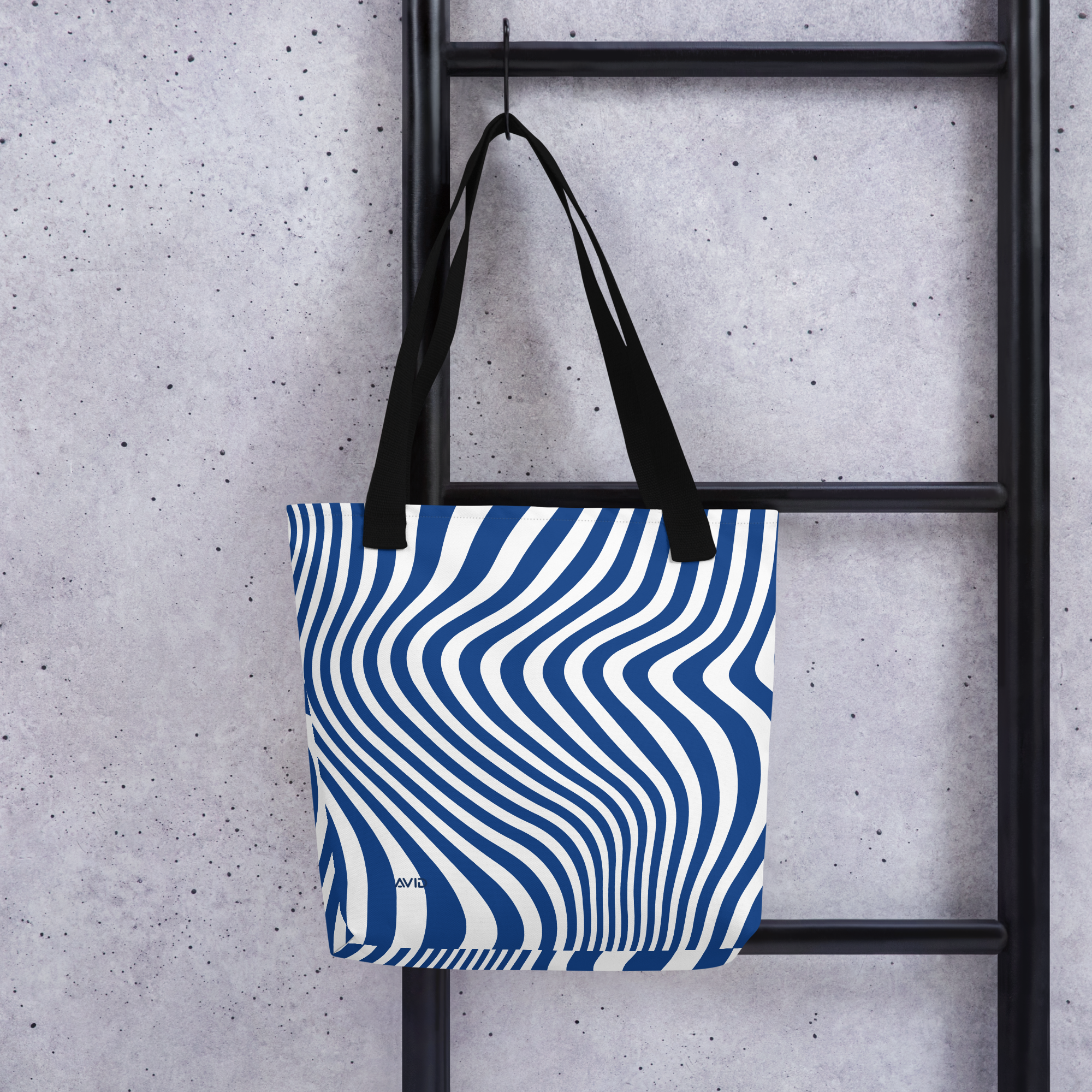 Blue Wave Small Tote Bag