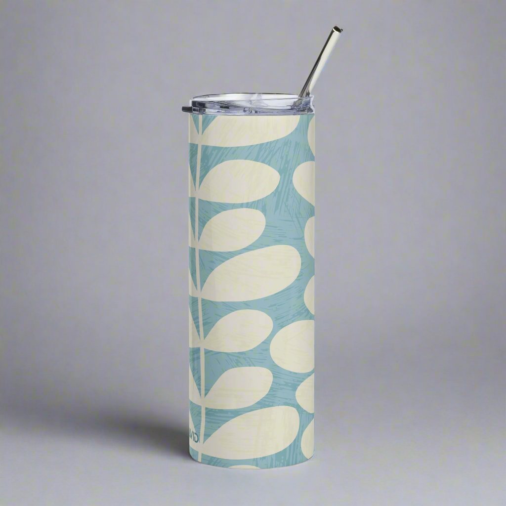 Leaf Print Tumbler