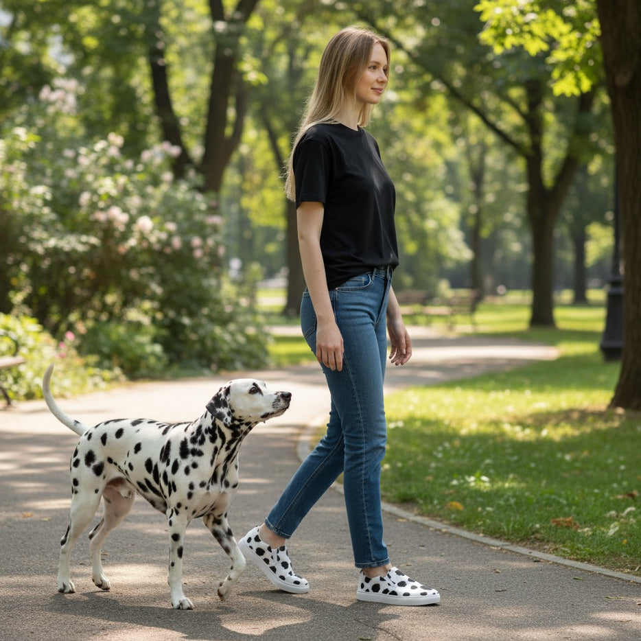 Dalmatian Canvas Shoes