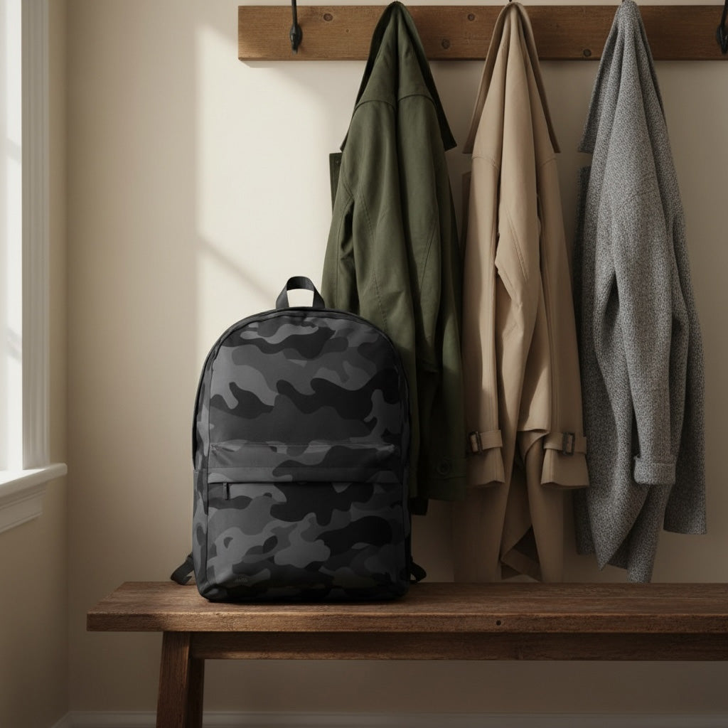 Stealth pattern backpack