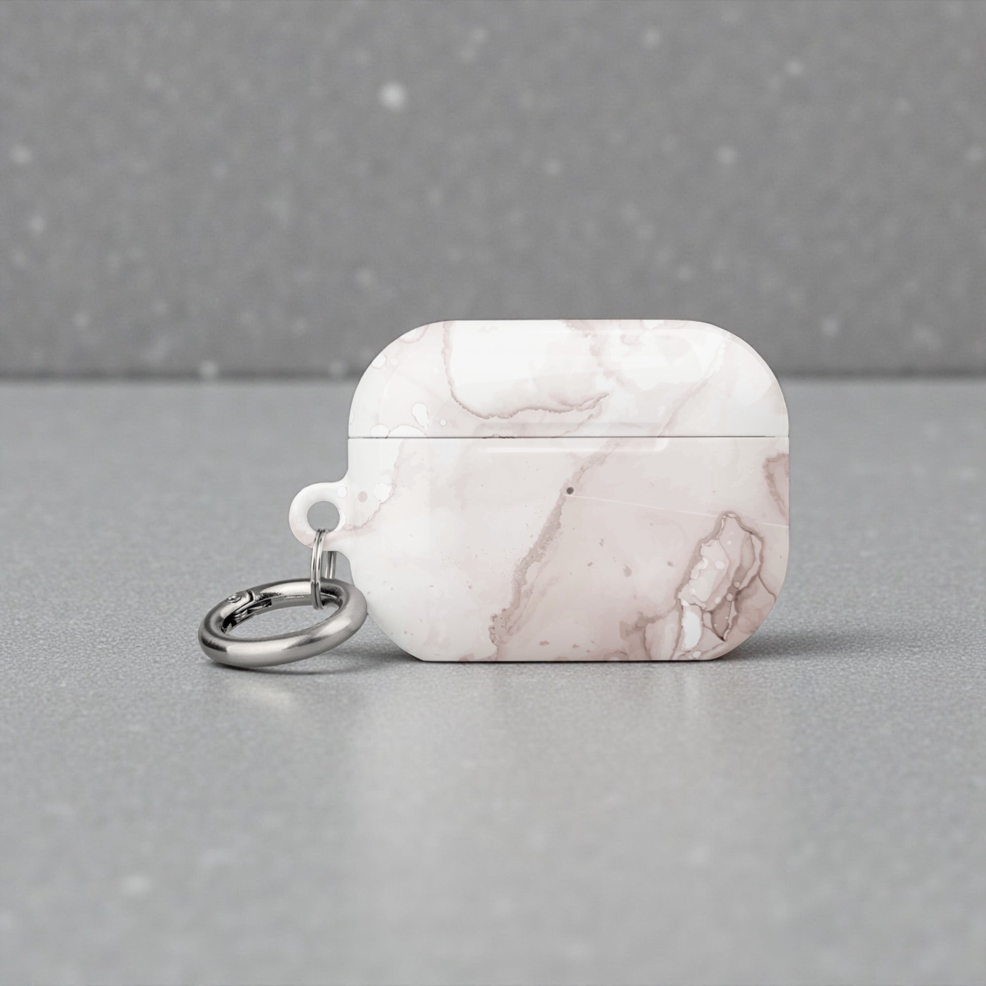 Marble-patterned airpod case 