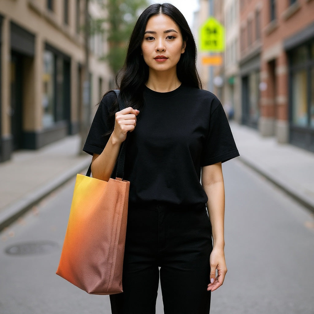 Orange Fade Tote bag