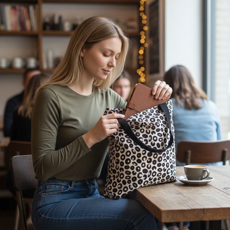 Leopard – Large Tote Bag – Compact Everyday Carry