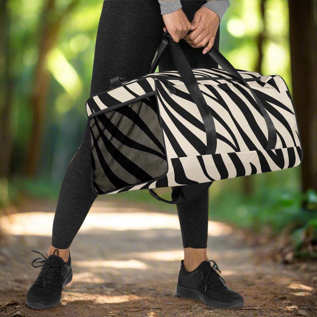 Zebra Duffle Bag