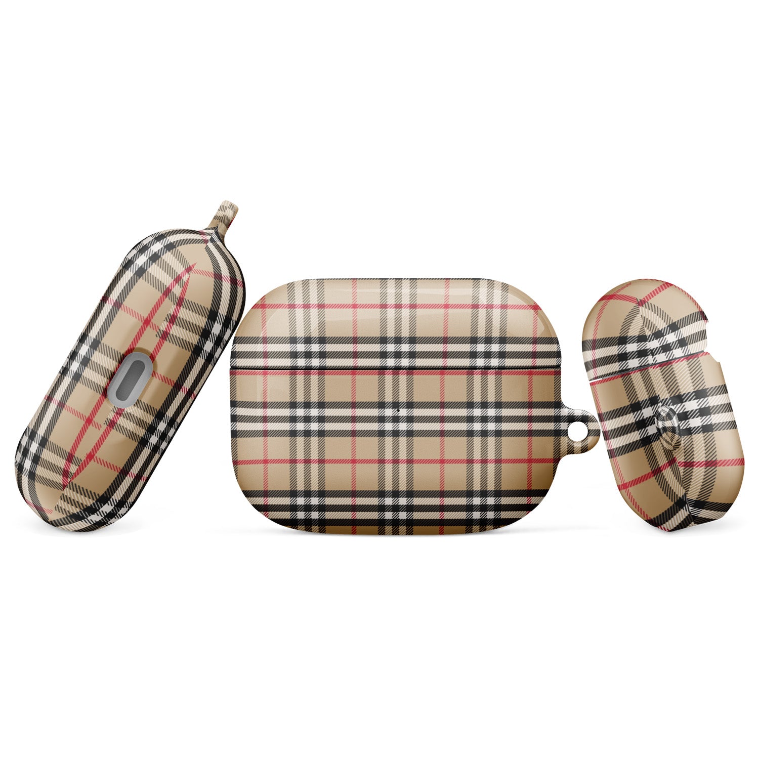 London Check Airpod Cases