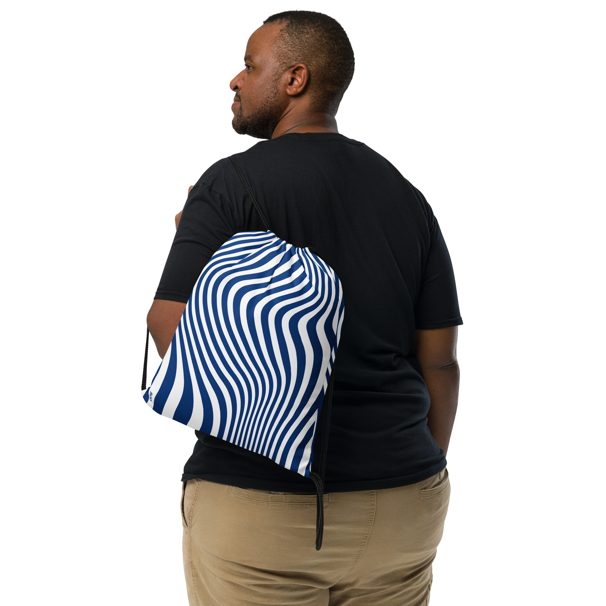 Blue Wave - Drawstring Bag