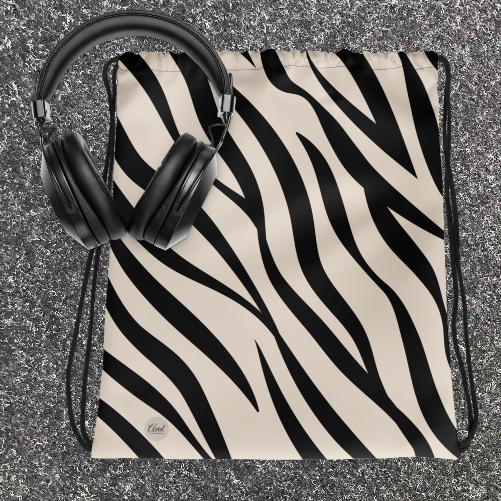 Zebra - Drawstring bag