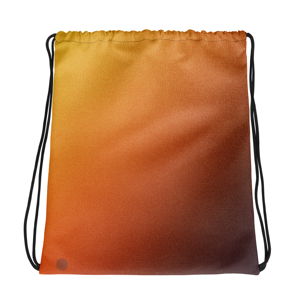 Orange Fade - Drawstring bag