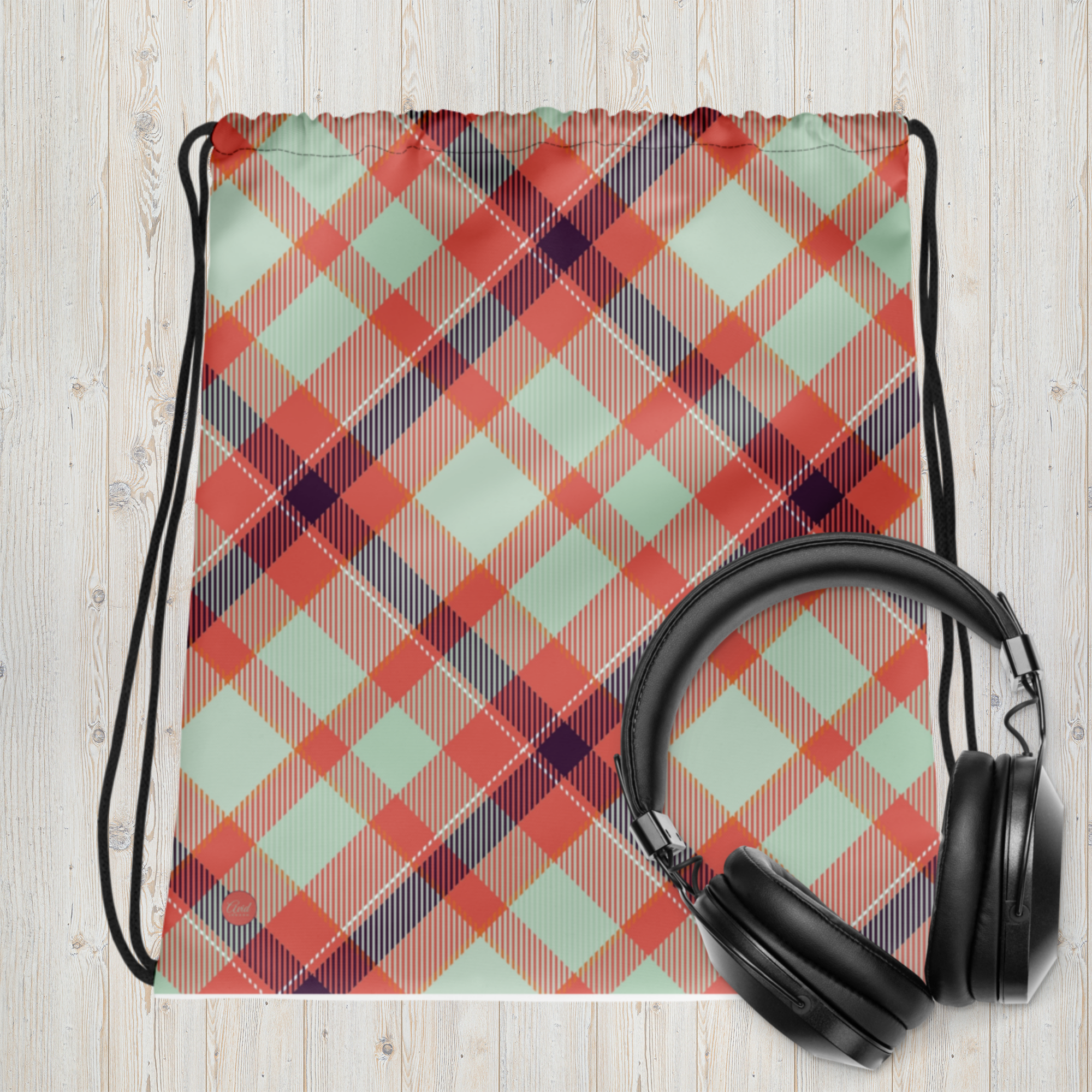 Tartan - Drawstring bag