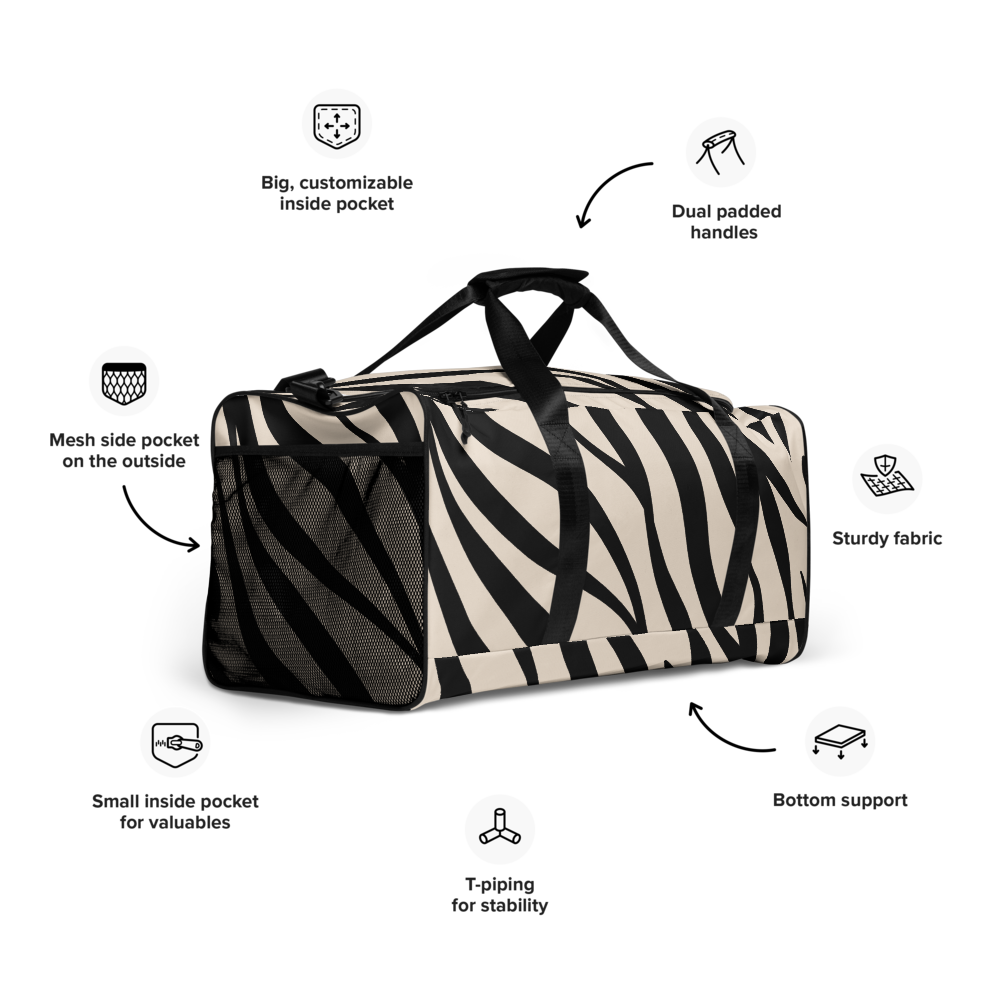 Zebra - Duffle bag