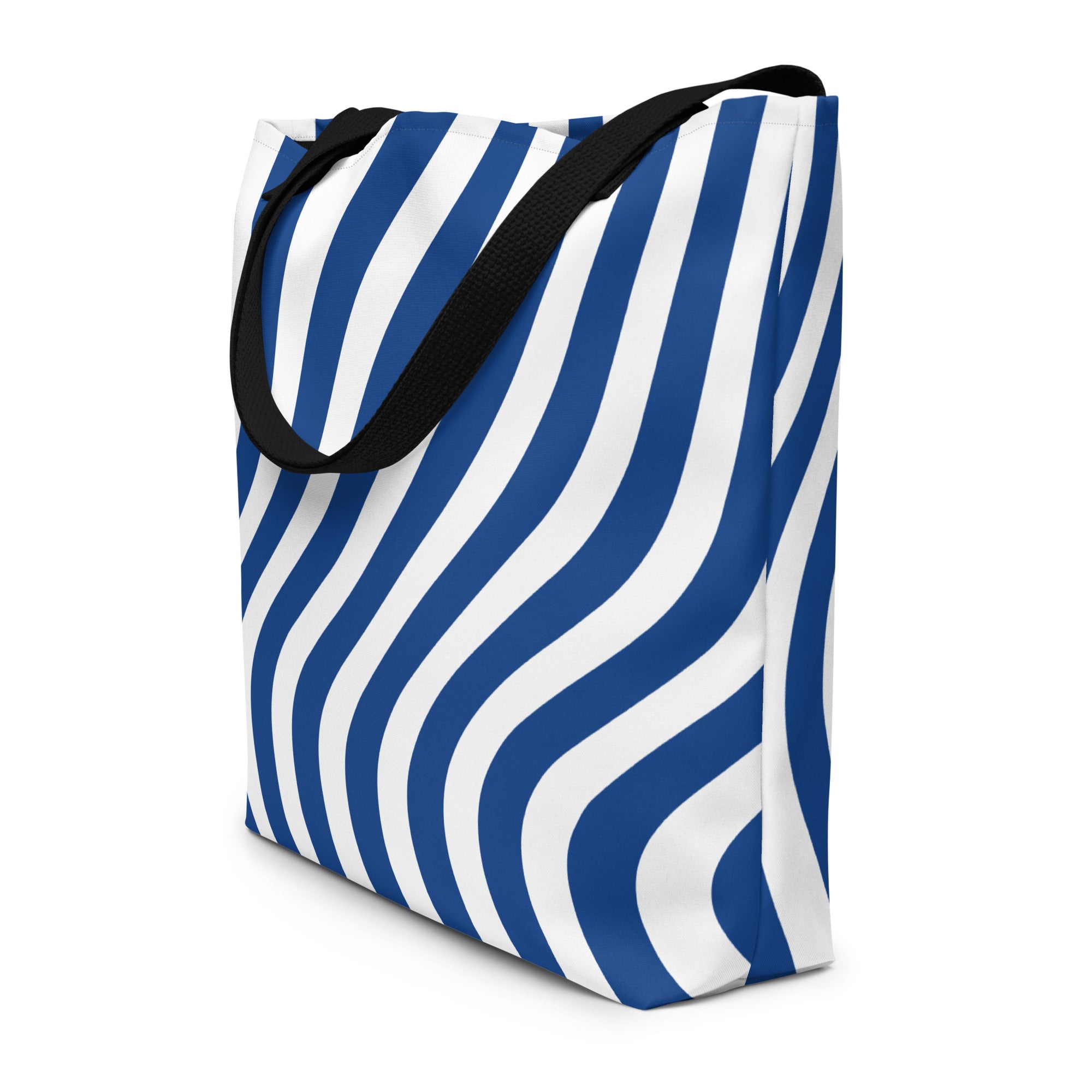Blue Wave patterned Tote bag