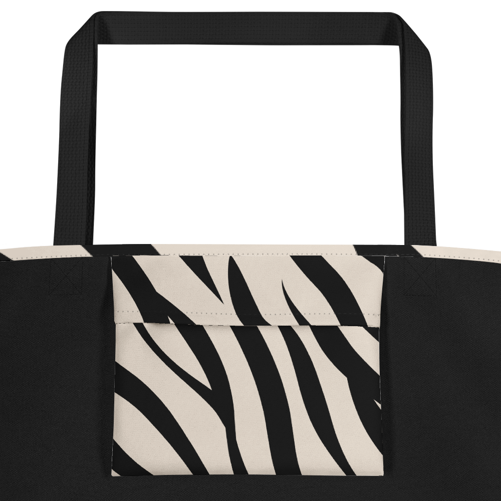 Zebra - Large Tote Bag