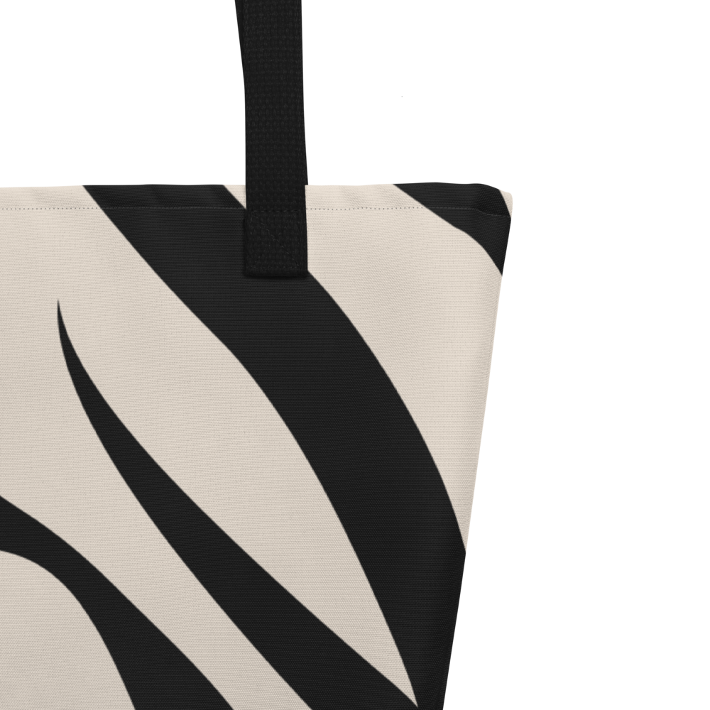 Zebra - Large Tote Bag