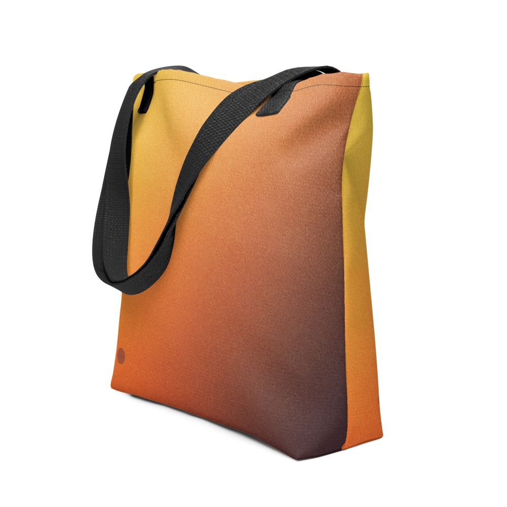 Orange Fade - Large Tote bag