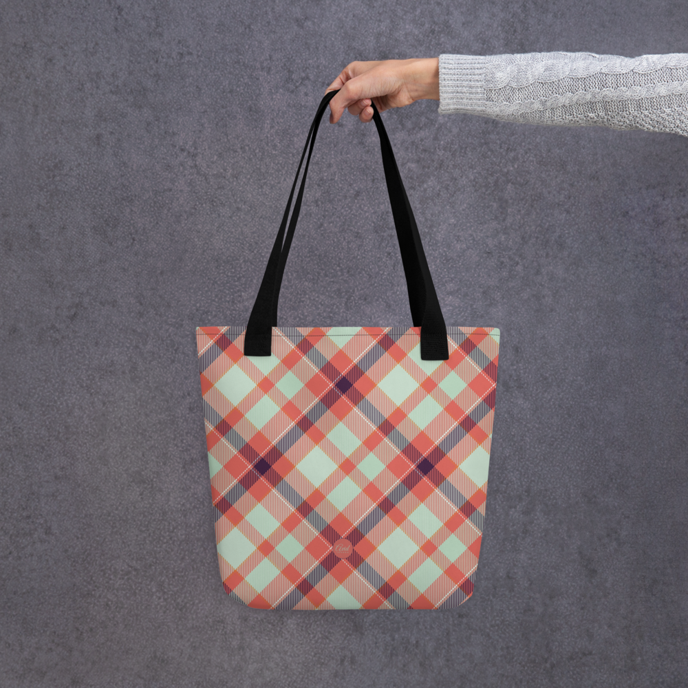 Tartan -  Large Tote bag