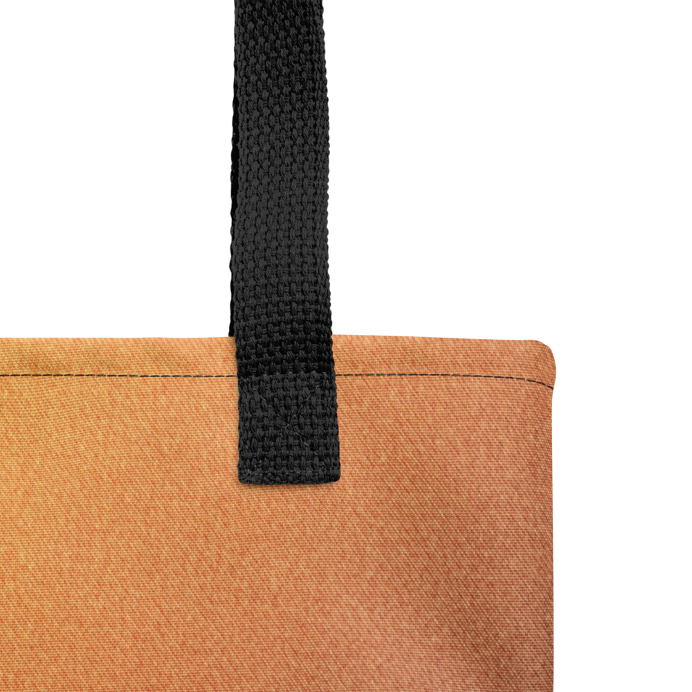 Orange Fade - Large Tote bag