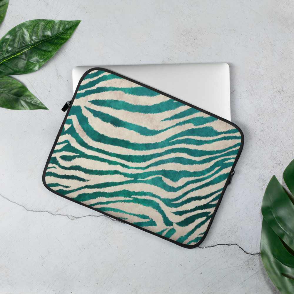 Green Zebra - Laptop Sleeve