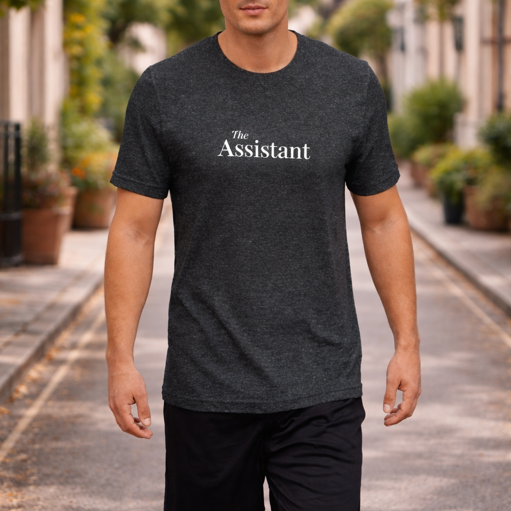 Unisex T-Shirt “The Assistant” – Matching Dog Owner Tee | Avid London