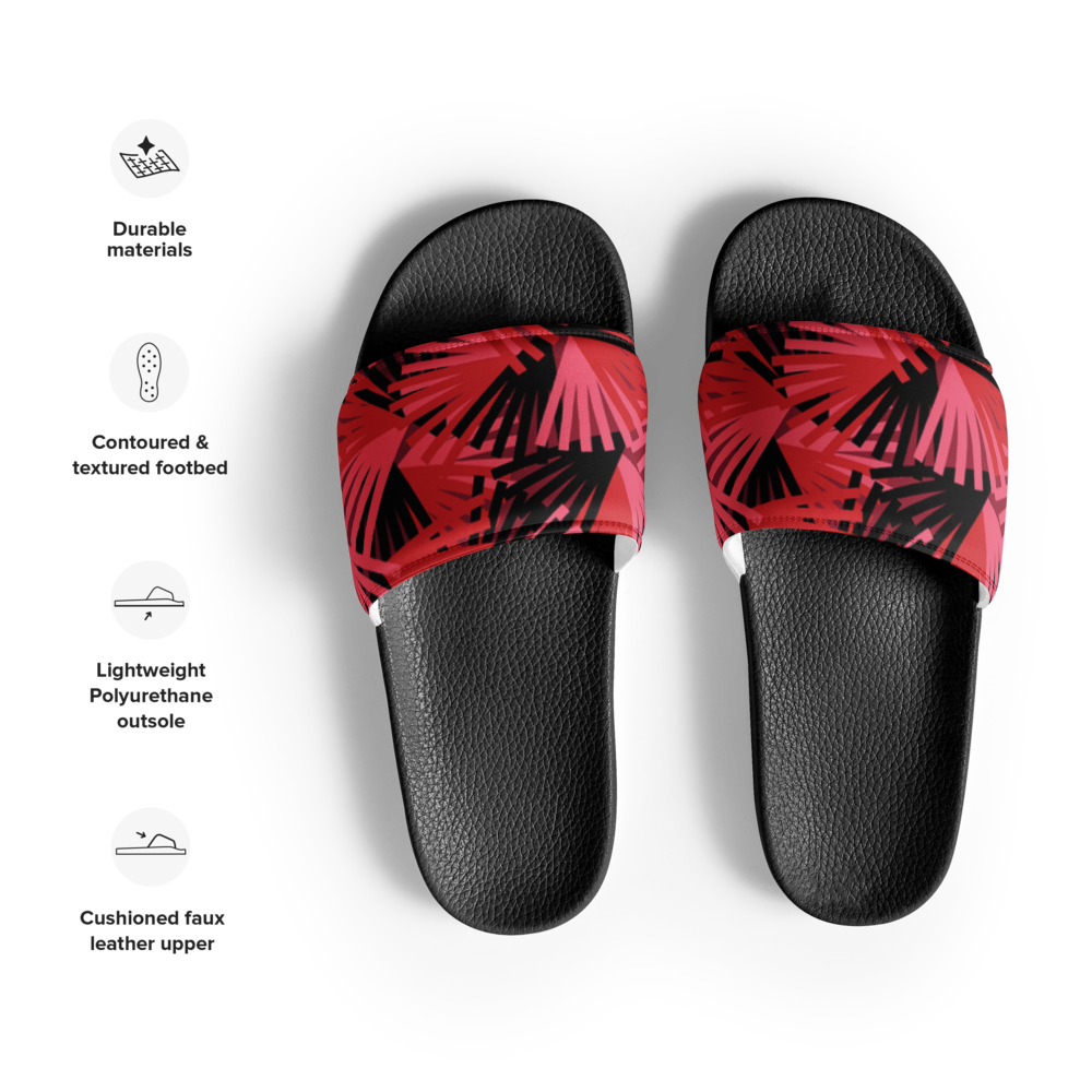 Red Fan - Men’s slides