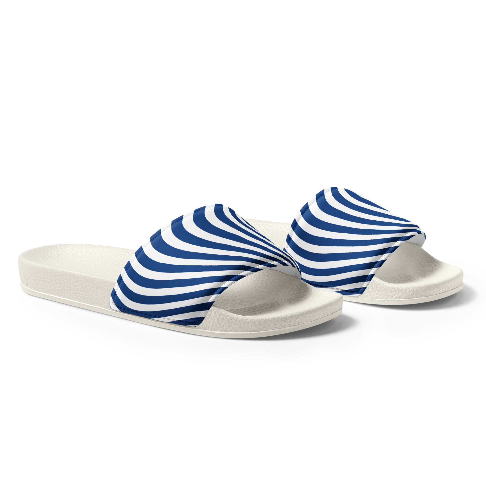 Avid London Blue Wave Slides with white sole