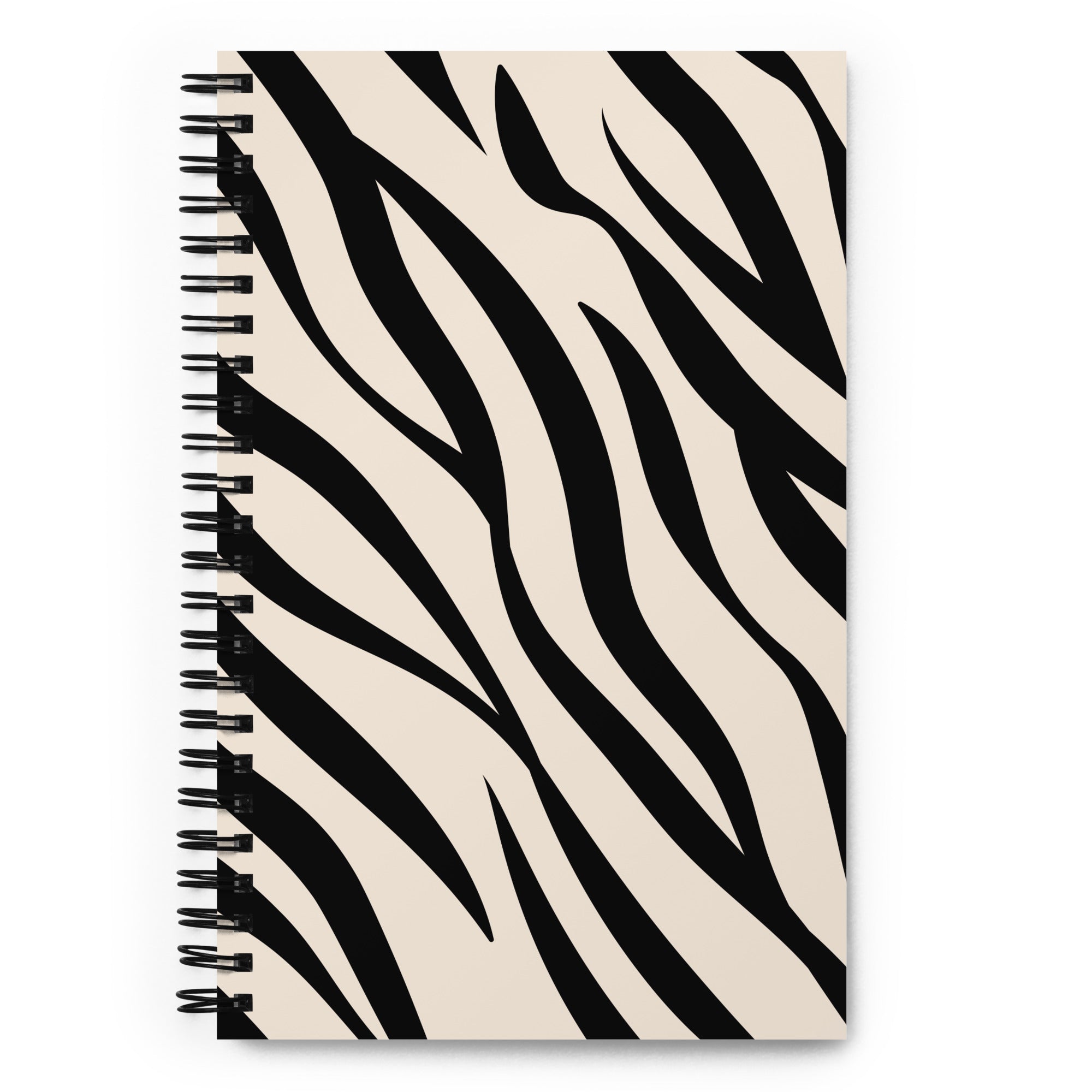 Notebook with zebra pattern cover 