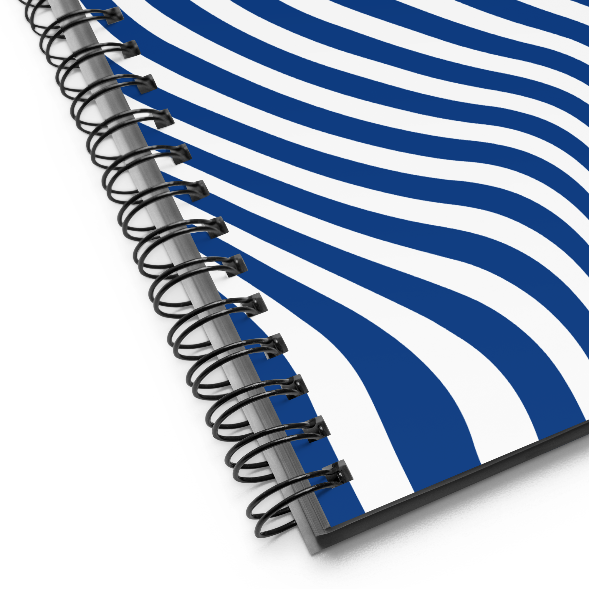 Blue Wave - Spiral Notebook with 140 Dotted Pages