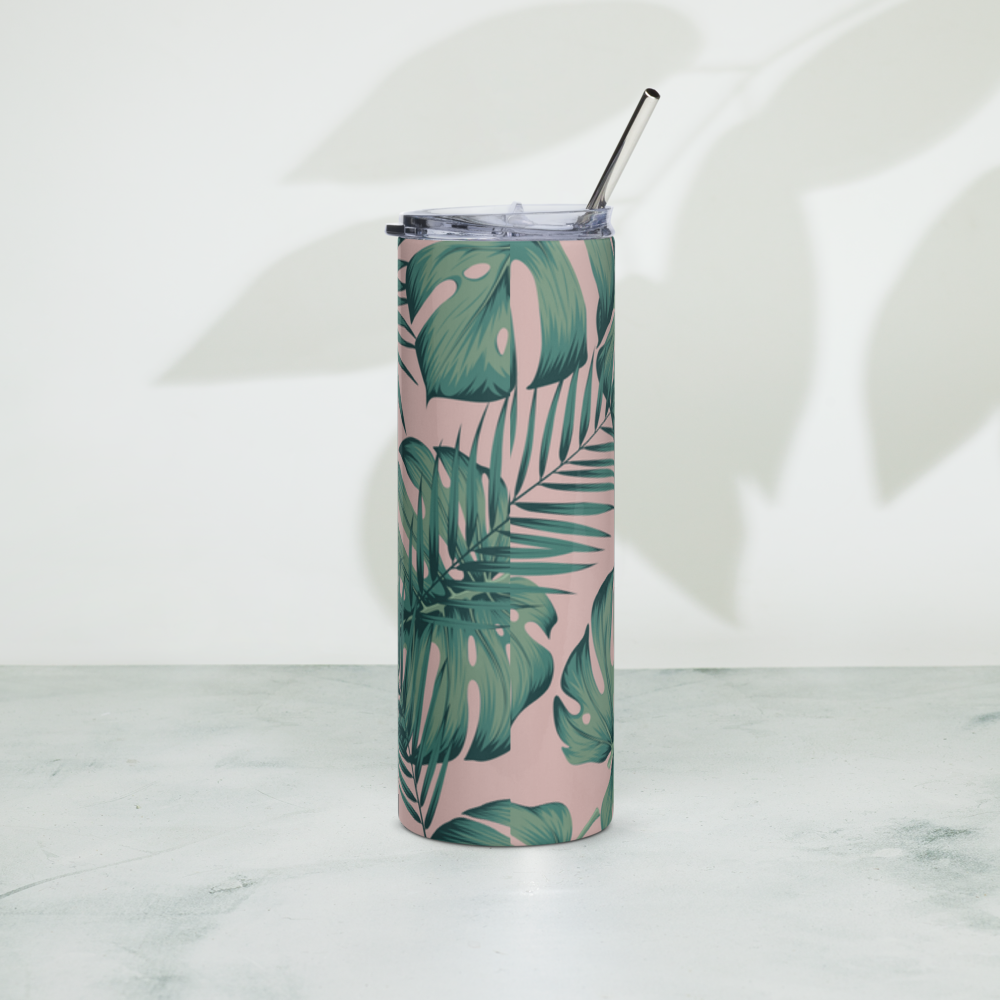 Palm Leaf - Stainless steel tumbler