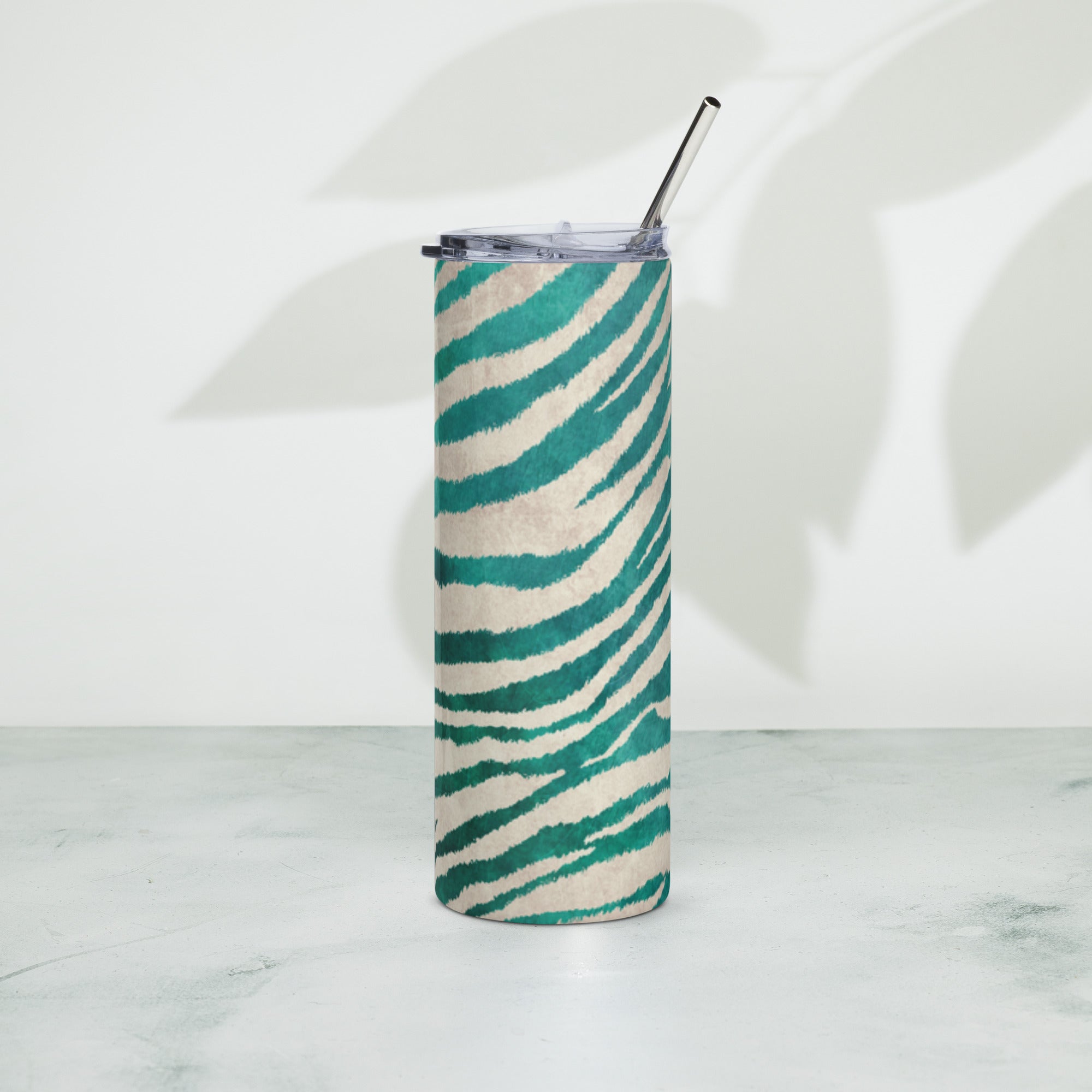 Green Zebra Stainless steel tumbler