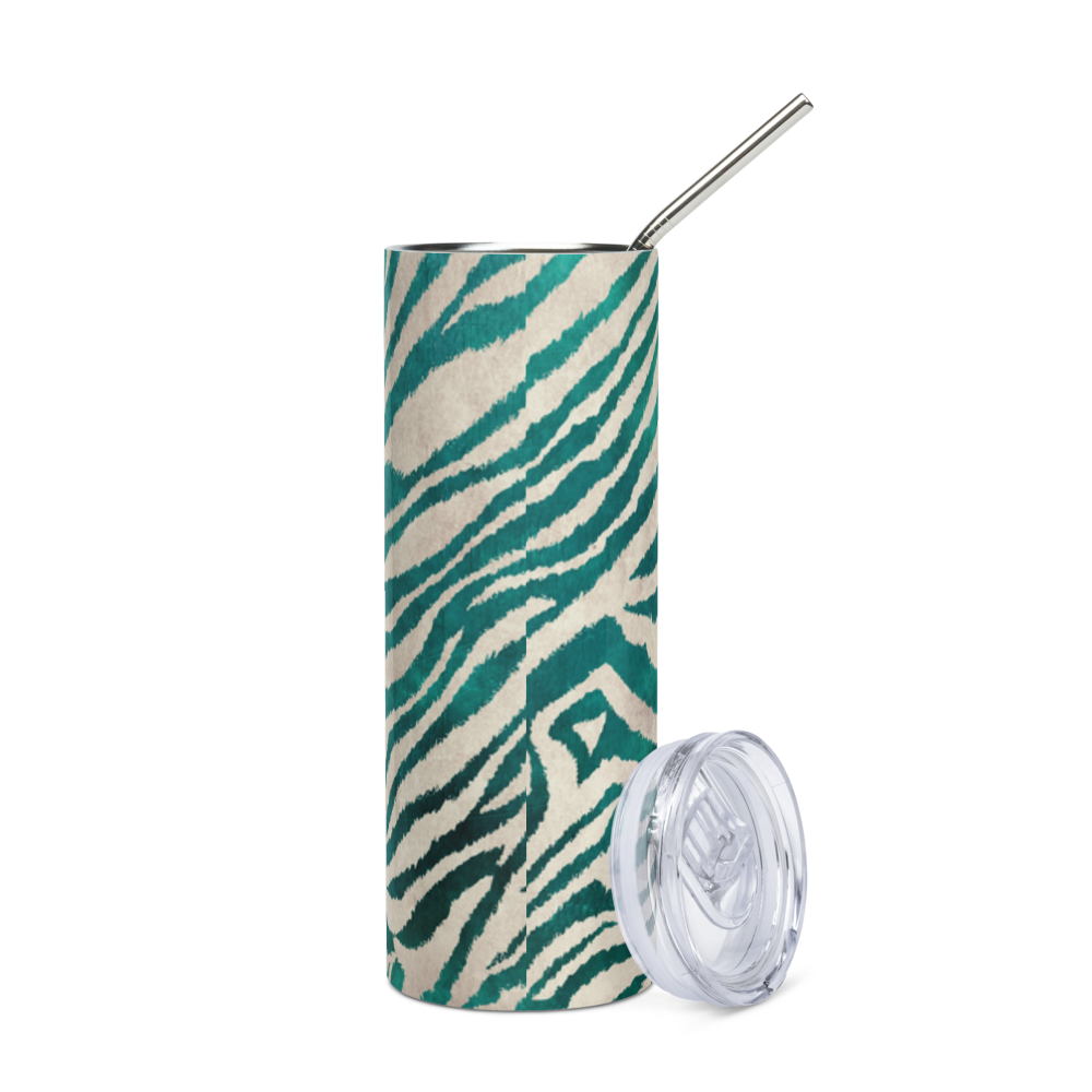 Green Zebra Stainless steel tumbler