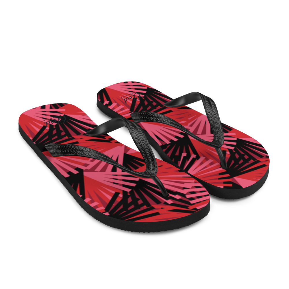 Red Fan - Flip-Flops