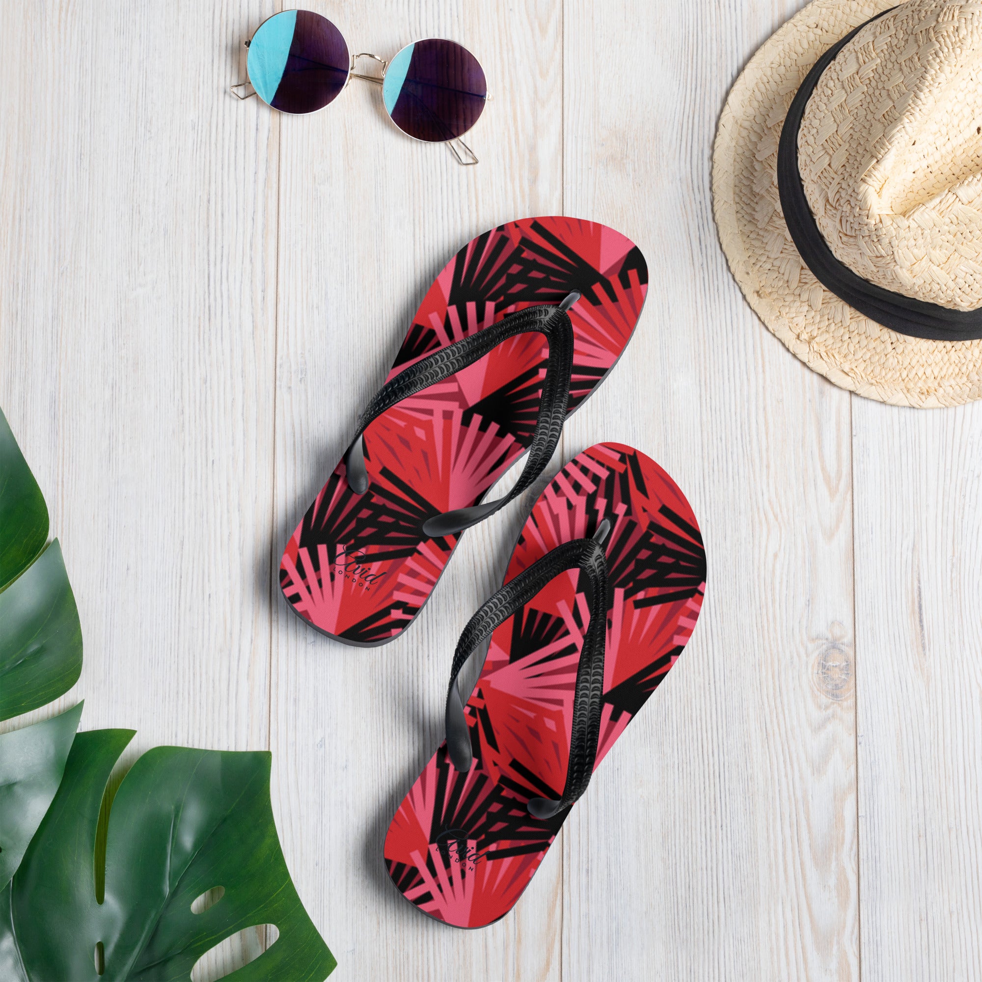 Red Fan - Flip-Flops