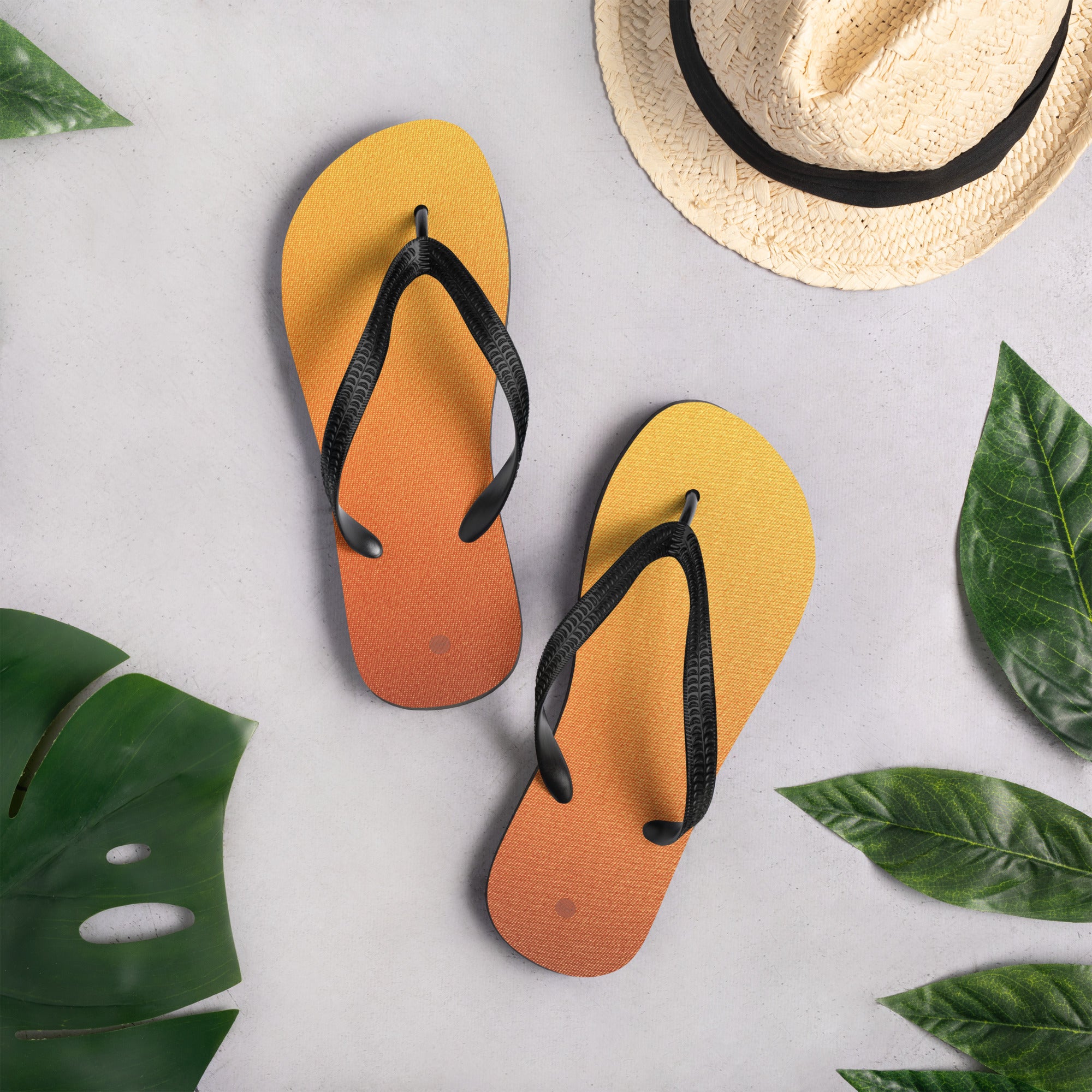 Orange Fade - Flip-Flops