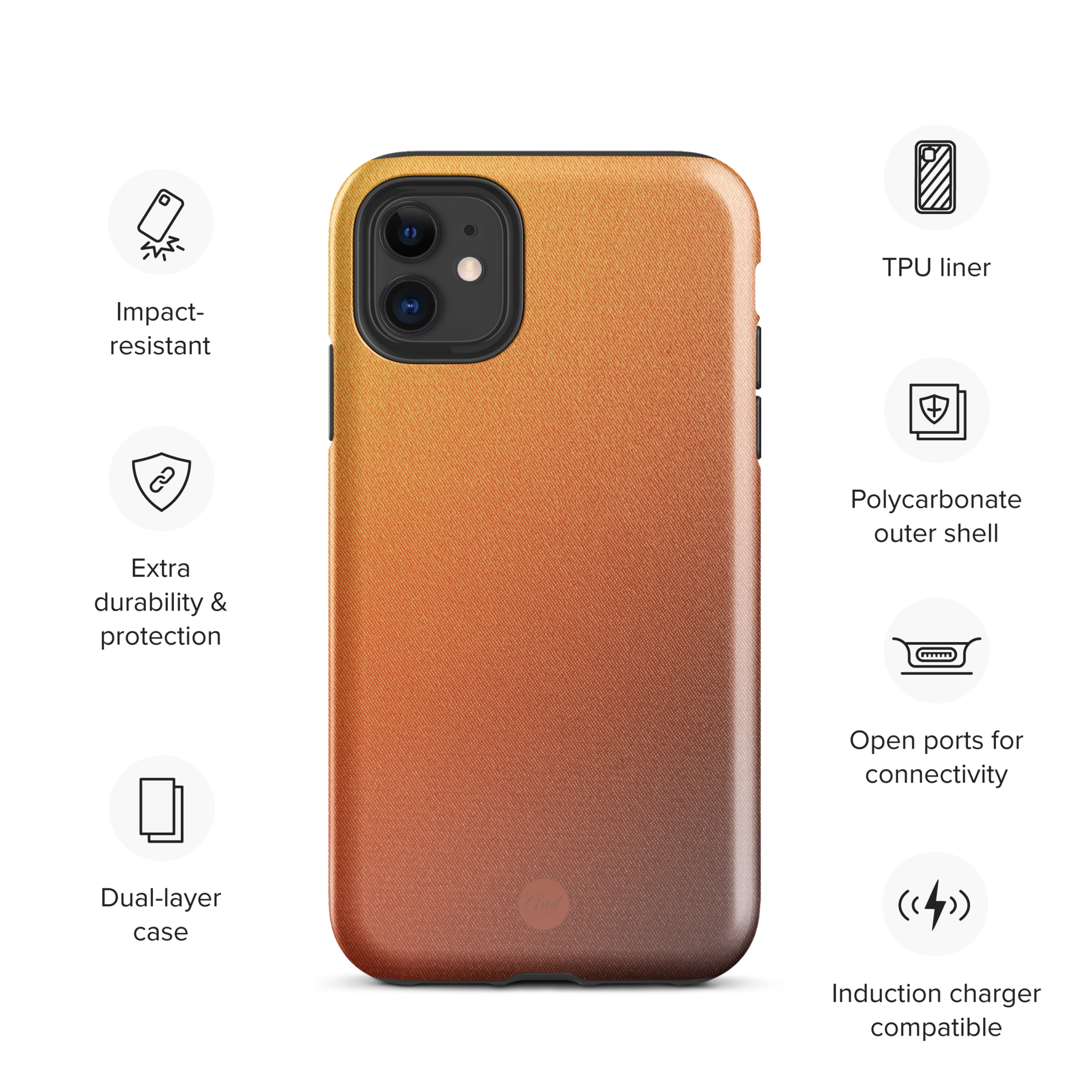 Orange Fade - Tough Case for iPhone®