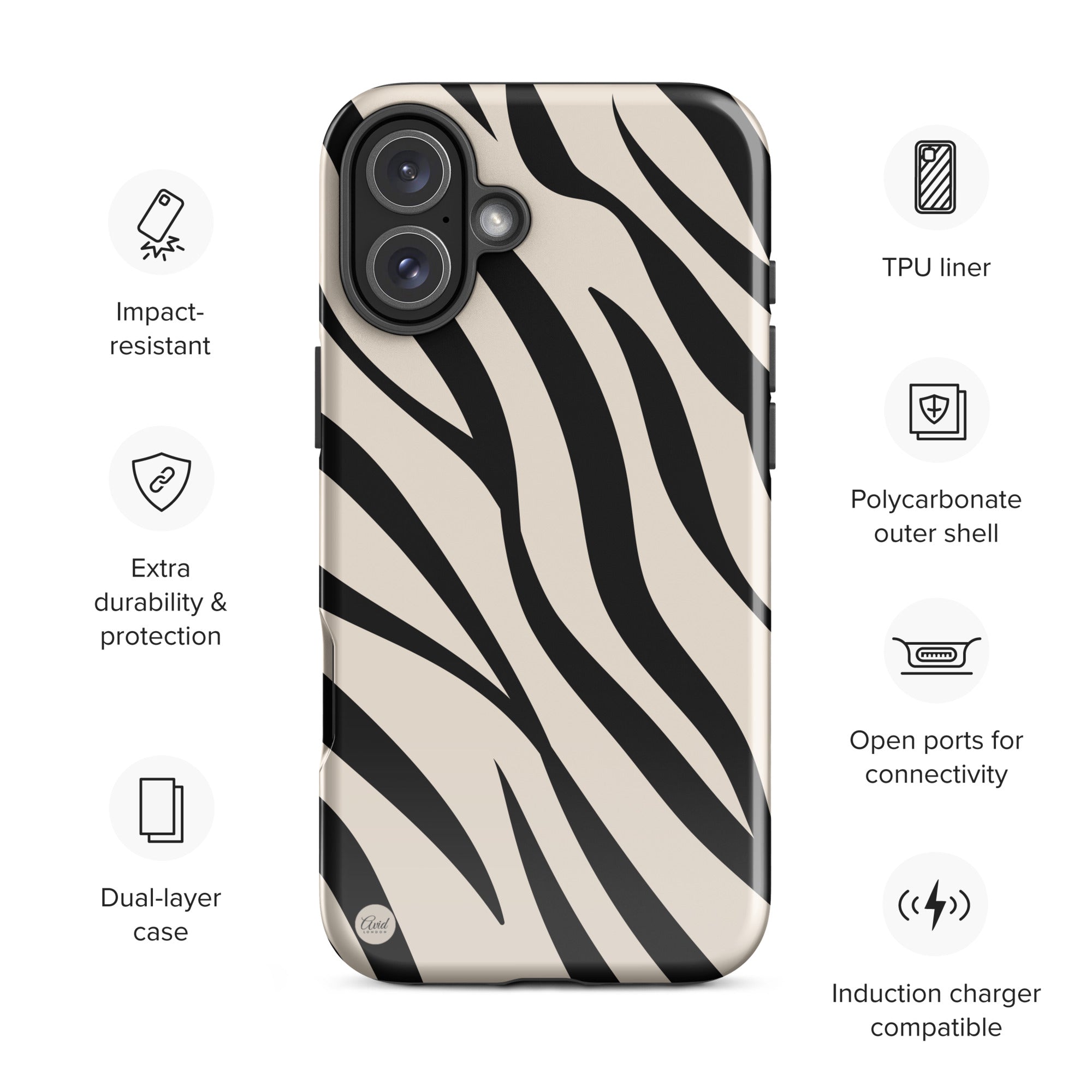 Zebra - Tough Case for iPhone®