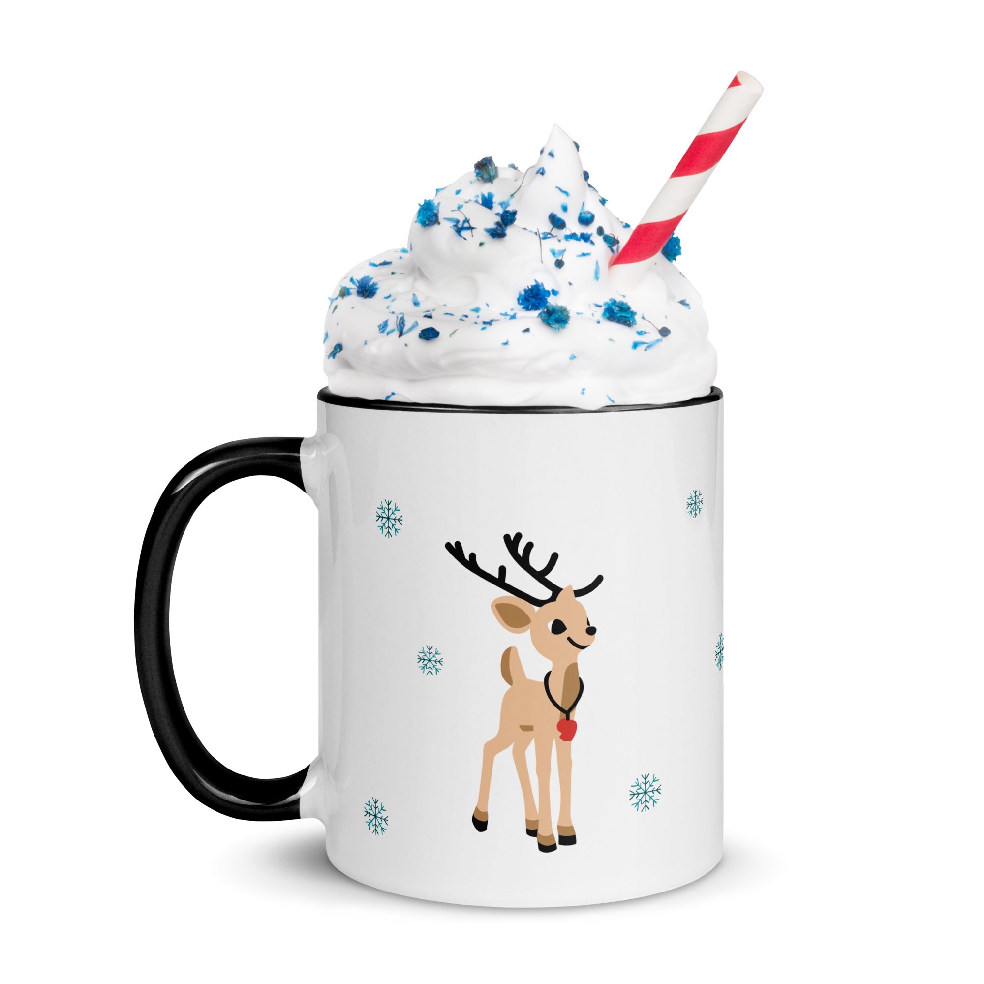 Reindeer - Mug with Colour Inside