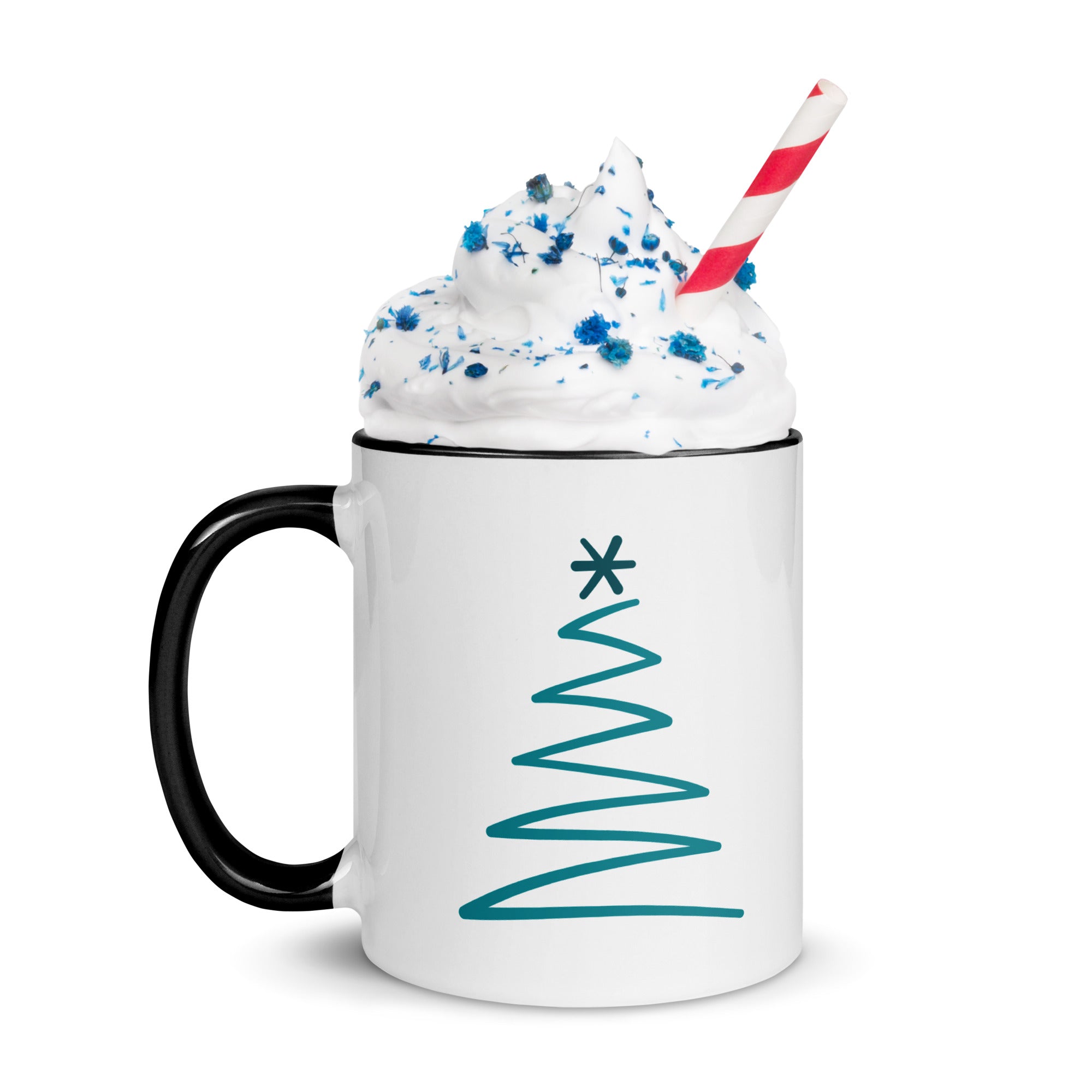 Xmas Tree - Mug with Colour Inside