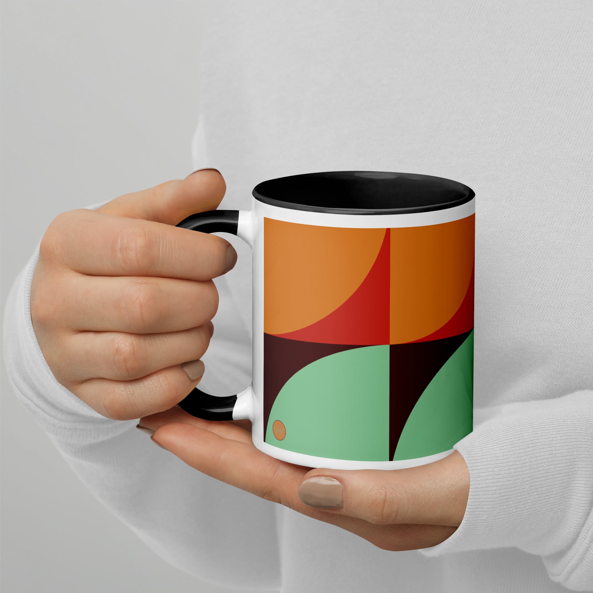 sEMI cIRCLE - Mug with ColoUr Inside