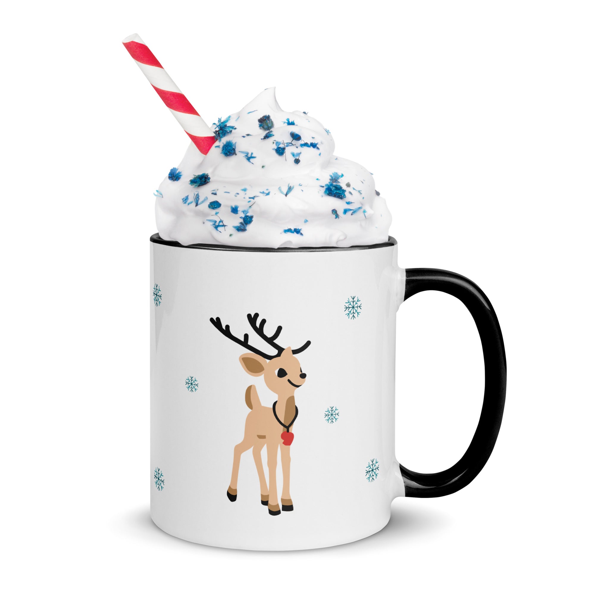 Reindeer - Mug with Colour Inside