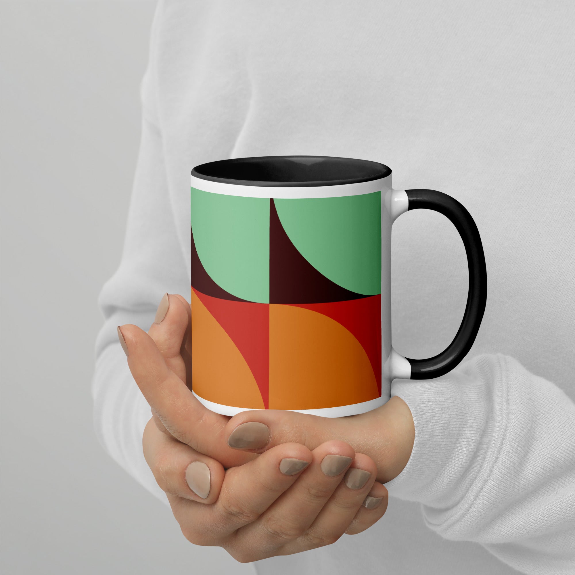 sEMI cIRCLE - Mug with ColoUr Inside