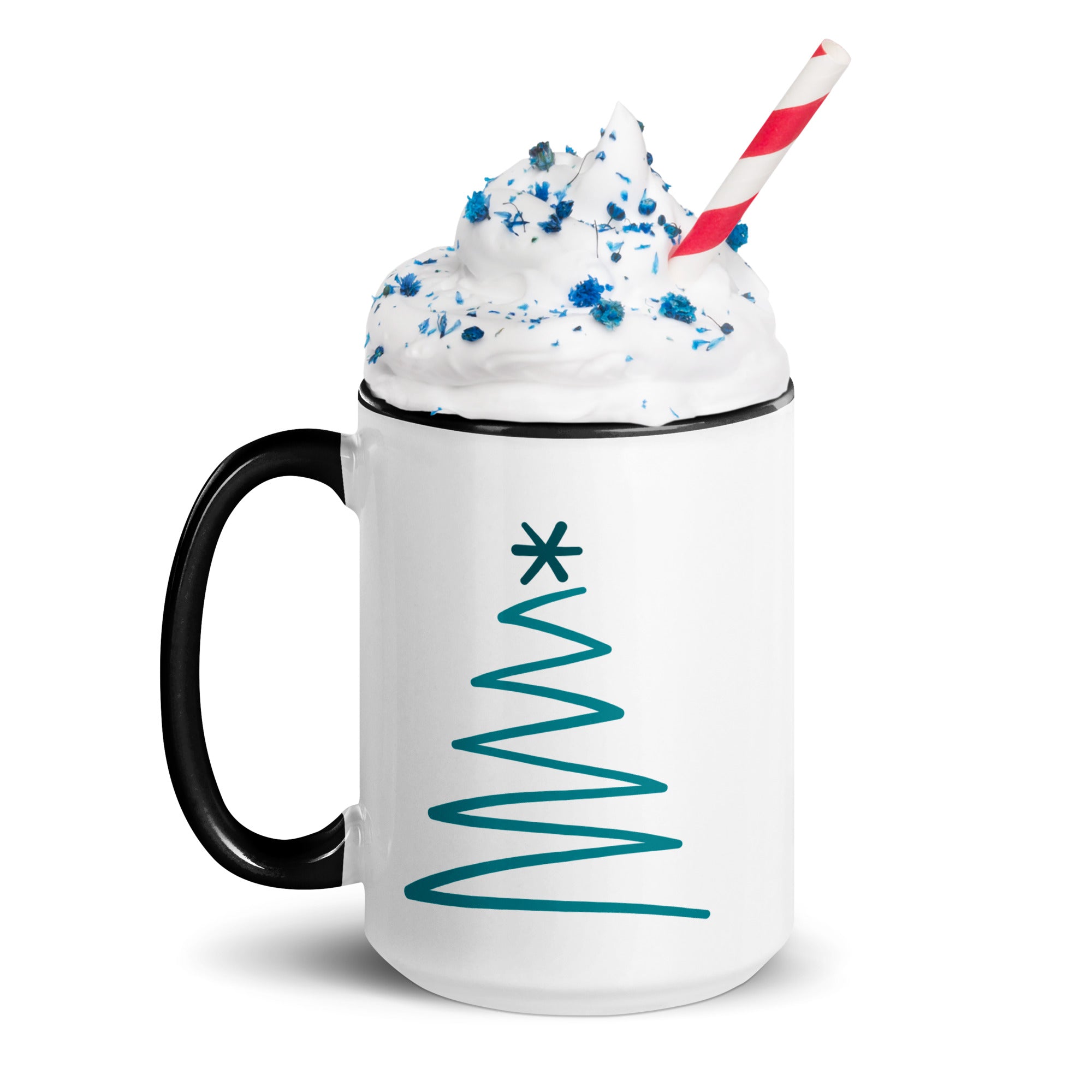 Xmas Tree - Mug with Colour Inside