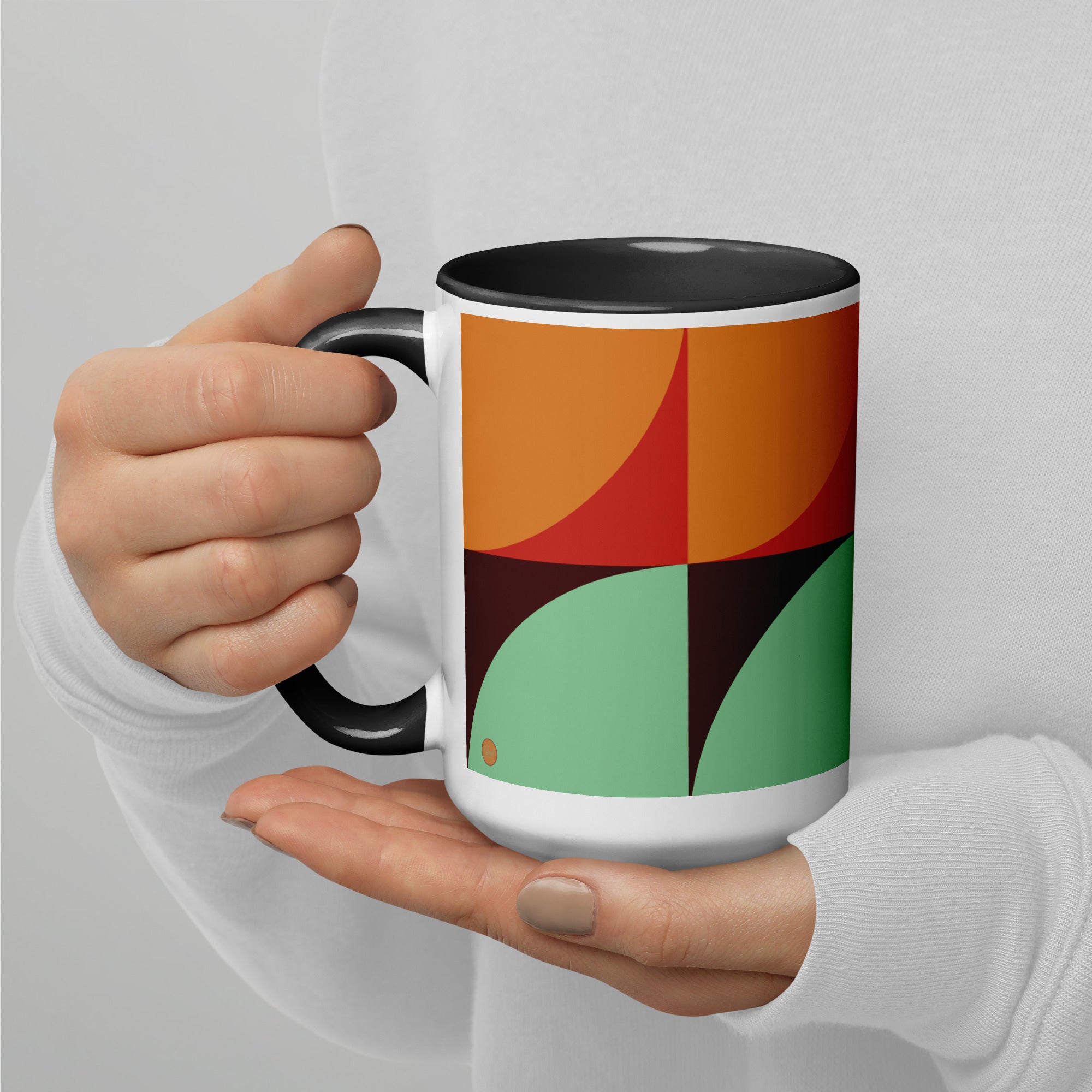 sEMI cIRCLE - Mug with ColoUr Inside