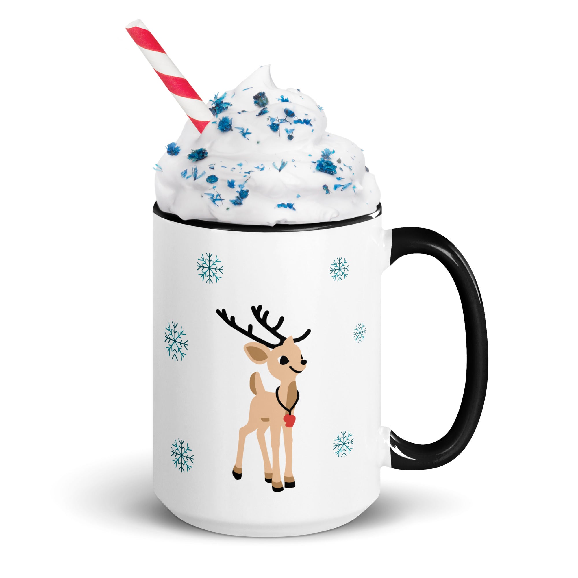 Reindeer - Mug with Colour Inside