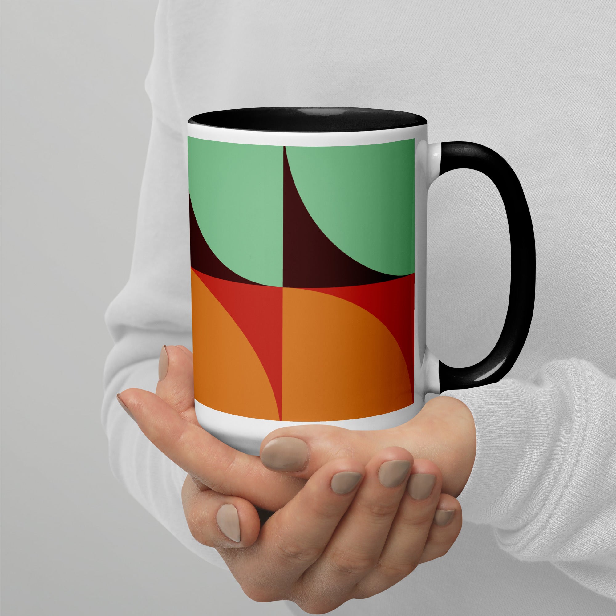 sEMI cIRCLE - Mug with ColoUr Inside