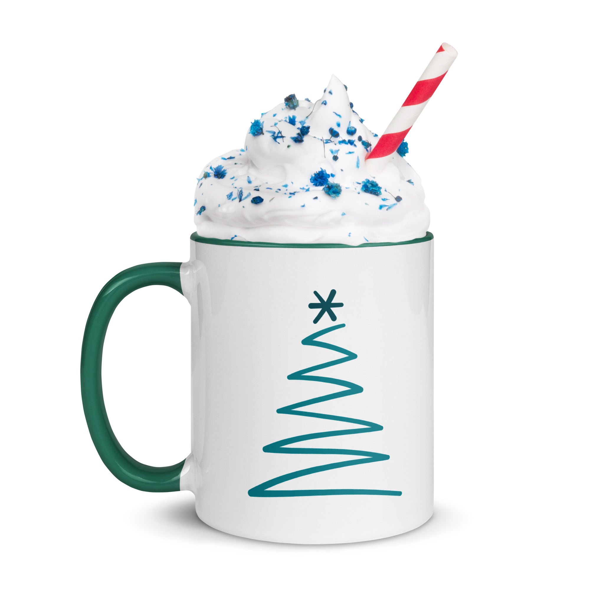 Xmas Tree - Mug with Colour Inside