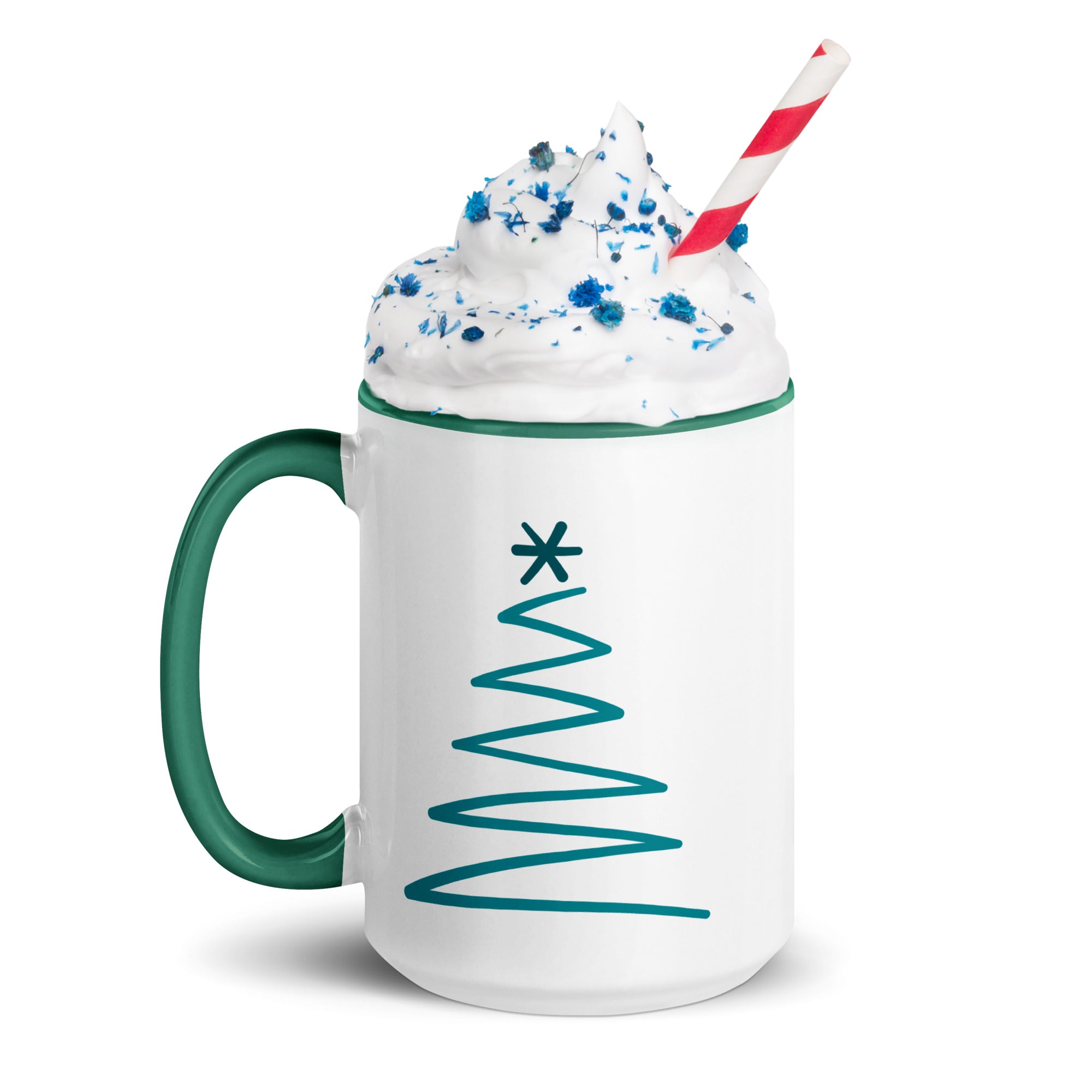 Xmas Tree - Mug with Colour Inside